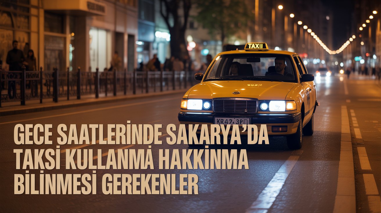 Gece Saatlerinde Sakarya Taksi